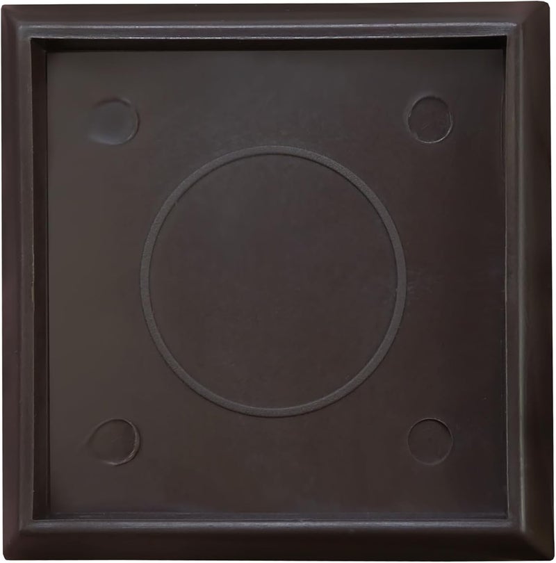 SoftTouch 4653395N Furniture Caster Cups Square for Carpet or Durable Hard Floors, 2 Inch, 4 Pack, Brown, 4 Piece - Image 2